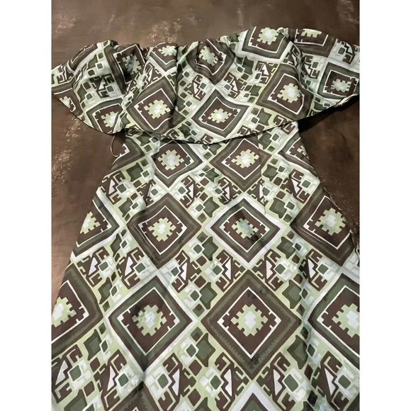 Baum und Pferdgarten Alice Mini Dress Womens Size 4 Multi Lined Off the Shoulder - Picture 4 of 8